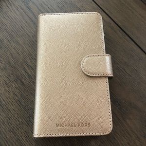 Michael Kors Gold Iphone X folio case